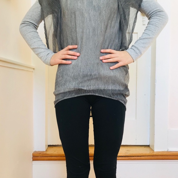 Sheer silk tunic - Picture 10 of 16